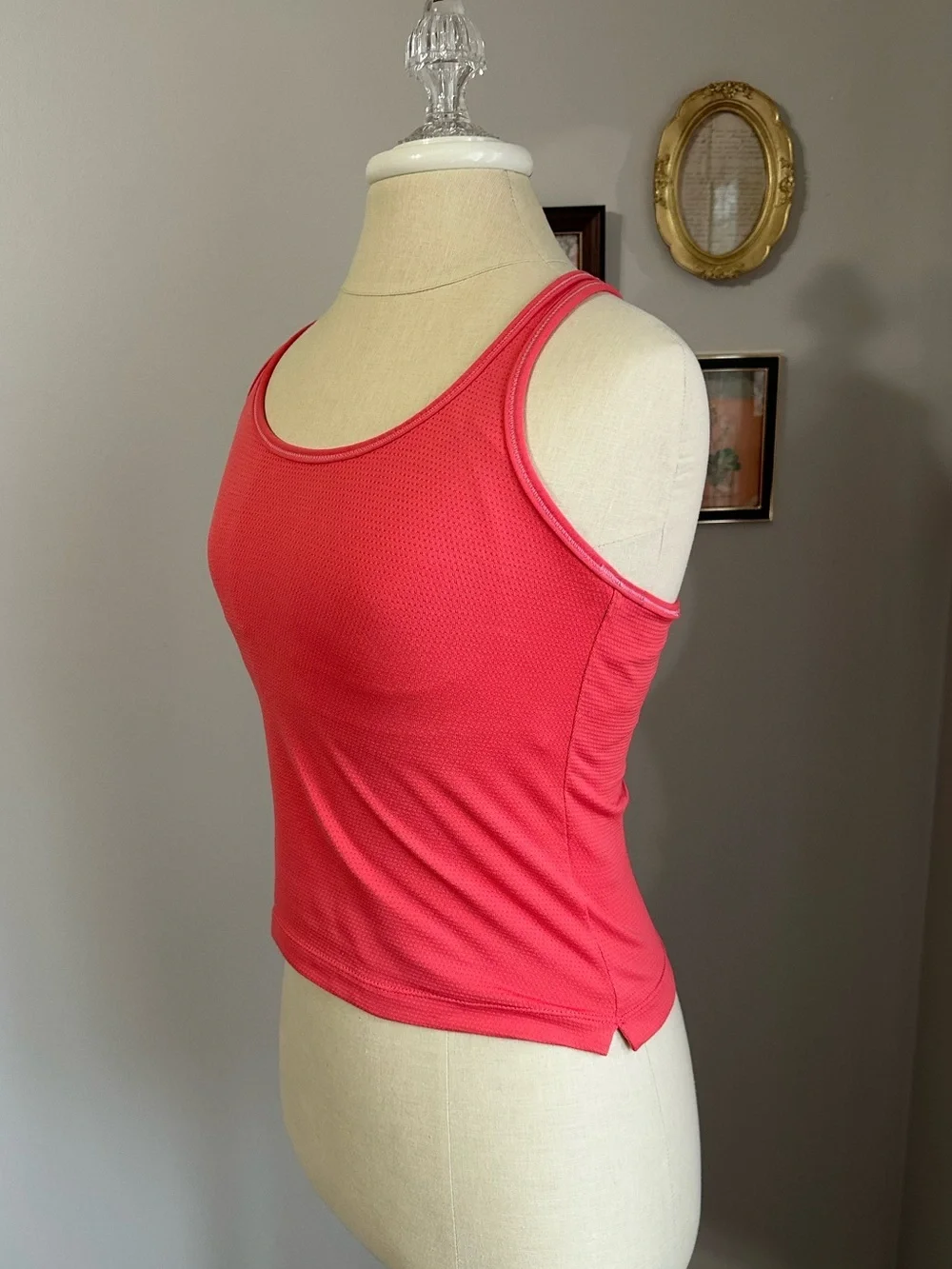 Vintage Nike Pink Coral Dri-FIT Racerback Tank